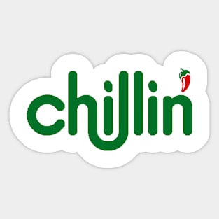 Chillin' Sticker